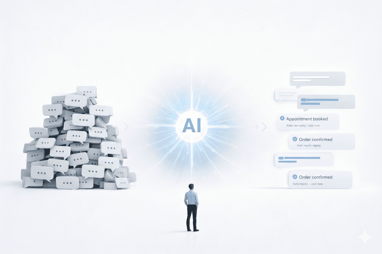 Chatbot omnicanal atendiendo clientes en múltiples plataformas